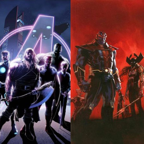 Couvertures prophétiques d'Avengers 35 et New Avengers 24